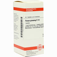 Panax Ginseng D12 Tabletten 80 Stück
