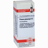 Panax Ginseng D3 Globuli 10 g