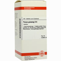 Panax Ginseng D6 Tabletten 200 Stück