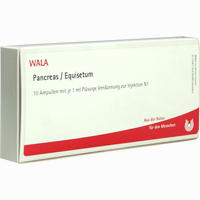 Pancreas/equisetum Ampullen 10 x 1 ml
