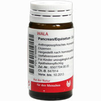 Pancreas Equisetum Globuli 20 g