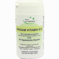 Pangam Vitamin B15 Kapseln 60 Stück