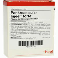 Pankreas Suis- Injeel Forte Ampullen 10 Stück