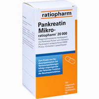 Pankreatin Mikro- Ratiopharm 20000 Kapseln 100 Stück