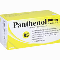 Panthenol 100mg Jenapharm Tabletten 100 Stück