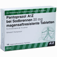 Pantoprazol Abz bei Sodbrennen 20 Mg Magensaft.r.t Tabletten 14 Stück