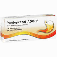 Pantoprazol- Adgc 20mg Tabletten 14 Stück