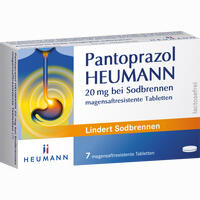 Pantoprazol Heumann 20mg bei Sodbrennen Msr. Tabletten 7 Stück