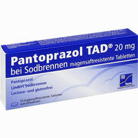 Pantoprazol Tad 20mg bei Sodbrennen Tabletten 14 Stück