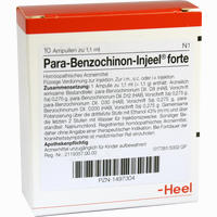 Para- Benzochinon- Injeel Forte Ampullen 10 Stück