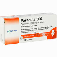 Paraceta 500 Tabletten 10 Stück