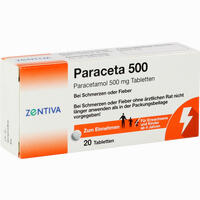 Paraceta 500 Tabletten 20 Stück