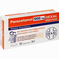 Paracetamol 1000 Hexal Zäpfchen 10 Stück