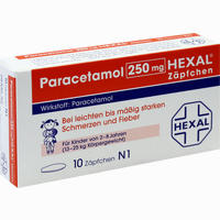 Paracetamol 250 Hexal Zäpfchen 10 Stück
