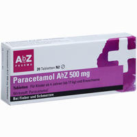 Paracetamol Abz 500mg Tabletten 20 Stück