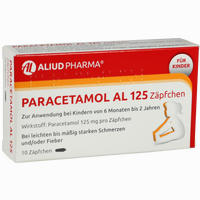 Paracetamol Al 125 Säuglingszäpfchen 10 Stück