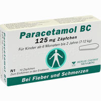 Paracetamol Bc 125 Mg Zäpfchen 10 Stück