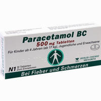 Paracetamol Bc 500mg Tabletten 10 Stück