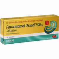 Paracetamol Dexcel 500 Mg Tabletten 20 Stück