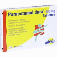 Paracetamol Dura 500mg Tabletten 10 Stück