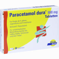 Paracetamol Dura 500mg Tabletten 20 Stück