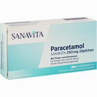 Paracetamol Sanavita 250 Mg Zäpfchen Kleinkinder- Zäpfchen 10 Stück