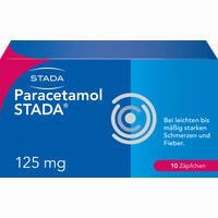 Paracetamol Stada 125 Säuglingszäpfchen 10 Stück