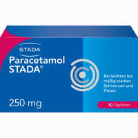Paracetamol Stada 250 Kleinkinder- Zäpfchen 10 Stück
