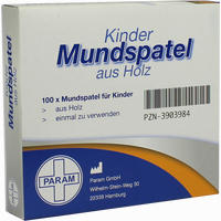 Param Kinder Holzmundspatel 100 Stück