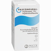 Pasconeural- Injektopas 2% Injektionsflasche Infusionslösung 50 ml