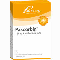 Pascorbin Injektions- Lösung Ampullen 10 x 5 ml