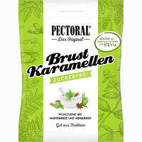 Pectoral Brustkaramellen zuckerfrei Beutel Bonbon 60 g