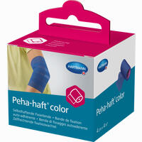 Peha- Haft Color Fixierbinde Latexfrei 4cmx4m Blau 1 Stück