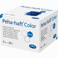 Peha- Haft Color Fixierbinde Latexfrei 6cmx20m Blau 1 Stück