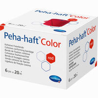 Peha- Haft Color Fixierbinde Latexfrei 6cmx20m Rot 1 Stück