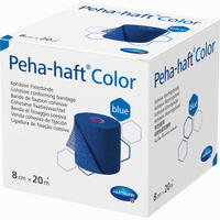 Peha- Haft Color Fixierbinde Latexfrei 8cmx20m Blau 1 Stück