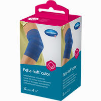Peha- Haft Color Fixierbinde Latexfrei 8cmx4m Blau 1 Stück