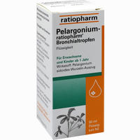 Pelargonium- Ratiopharm Bronchialtropfen Fluid 50 ml