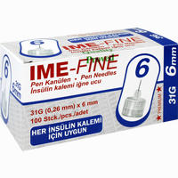 Pen Kanülen Ime- Fine Universal 31g/6mm 100 Stück