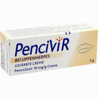 Pencivir bei Lippenherpes Gefärbte Creme 2 g