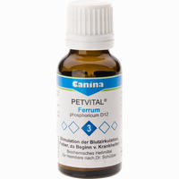 Petvital Ferrum Phosphpricum Nr.3 D12 Vet. Globuli 15 g