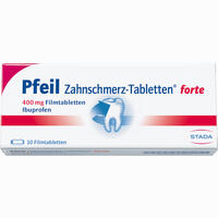 Pfeil Zahnschmerz- Tabletten Forte Filmtabletten 10 Stück