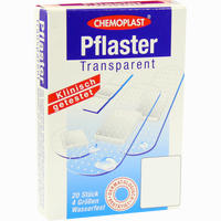 Pflaster Transparent 4 Größen Wasserfest 20 Stück