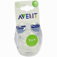 Philips Avent 2 X Airflex Zweiloch- Sauger 2 Stück