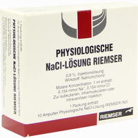 Physiologische Nacl- Lösung Ampullen 10 x 1 ml
