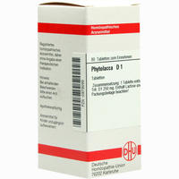 Phytolacca D1 Tabletten 80 Stück