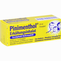 Pinimenthol Erkältungsinhalat mit Eucalyptusöl und Kiefernnadelöl Fluid 10 ml