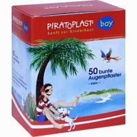 Piratoplast Boy Augenpflaster Klein 48x60mm 50 Stück