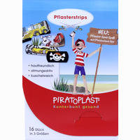 Piratoplast Jungen Pflasterstrips 3 Größen 16 Stück