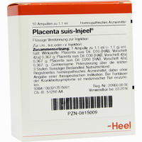 Placenta Suis- Injeel Ampullen 10 Stück